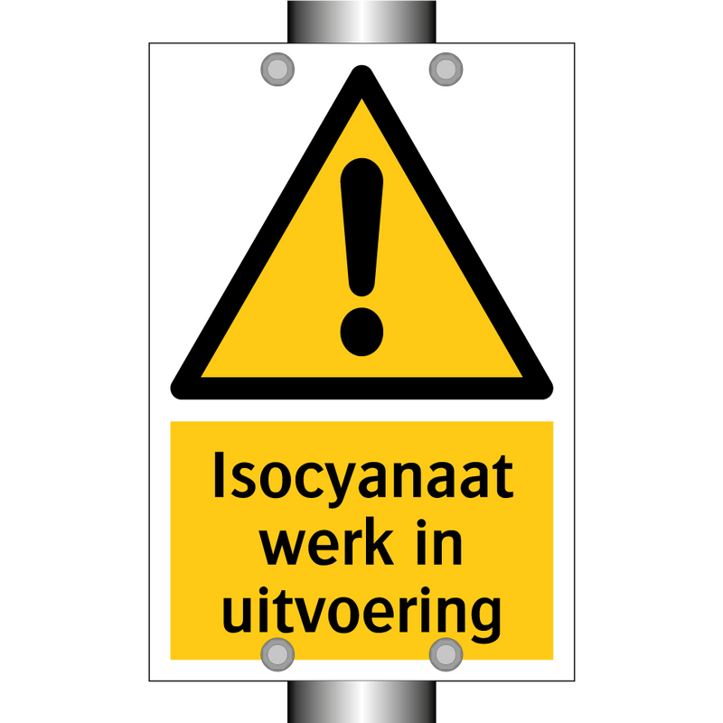 Isocyanaat werk in uitvoering