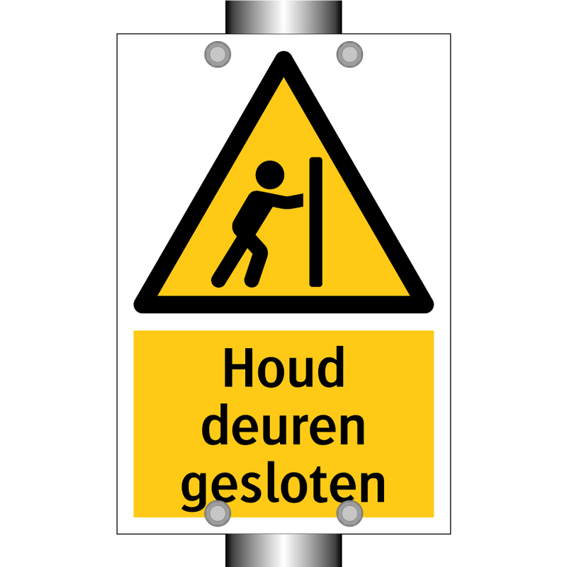 Houd deuren gesloten