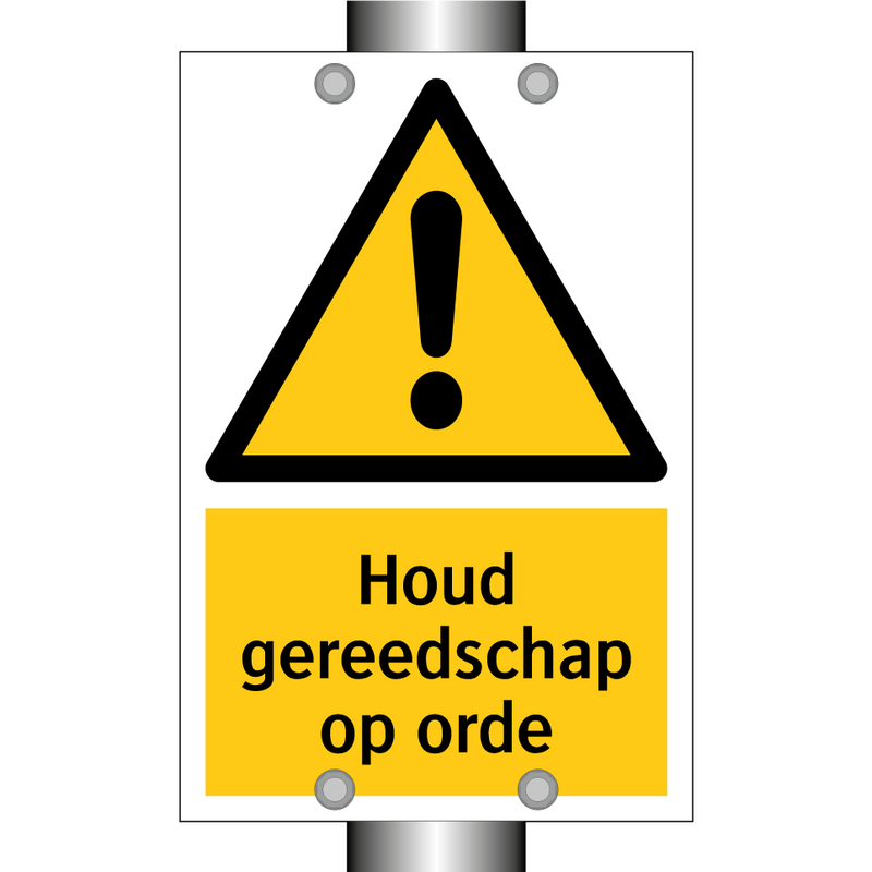 Houd gereedschap op orde