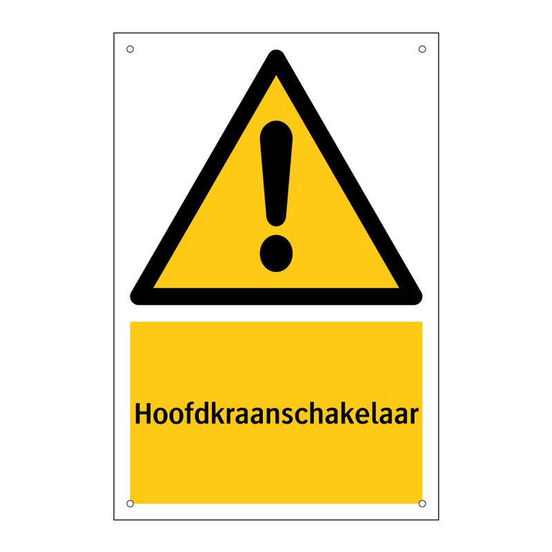 Hoofdkraanschakelaar