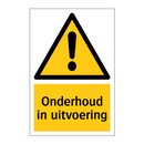 Onderhoud in uitvoering