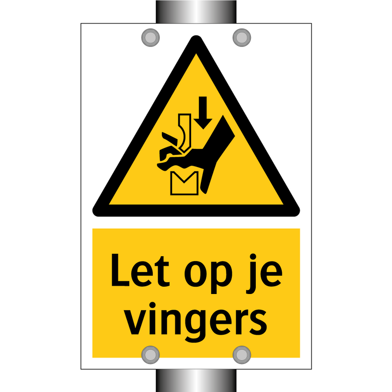 Let op je vingers