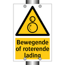 Bewegende of roterende lading