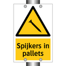 Spijkers in pallets