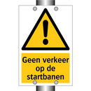 Geen verkeer op de startbanen