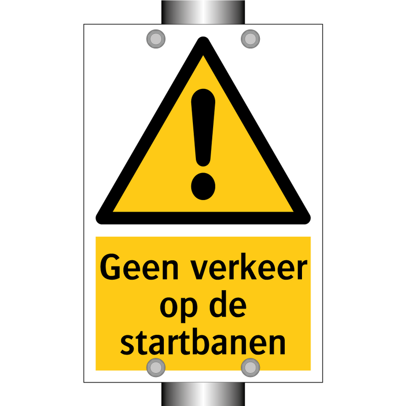 Geen verkeer op de startbanen