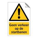 Geen verkeer op de startbanen