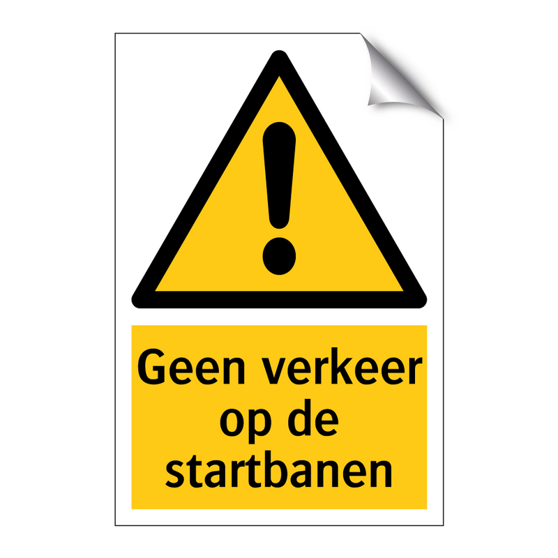 Geen verkeer op de startbanen