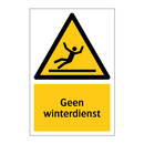 Geen winterdienst