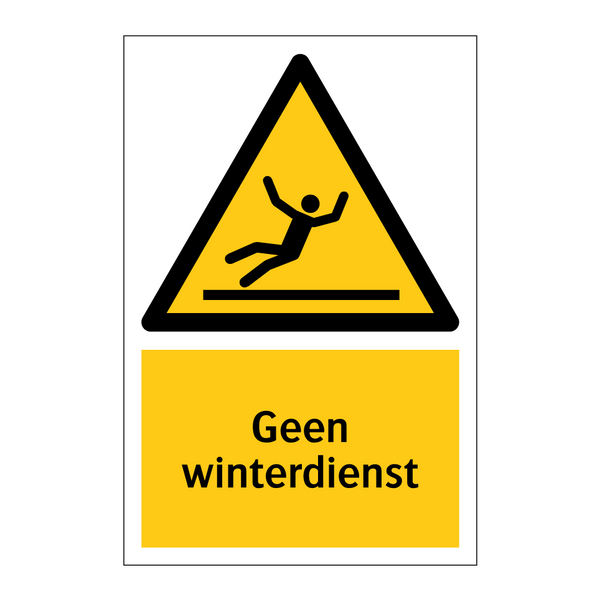 Geen winterdienst
