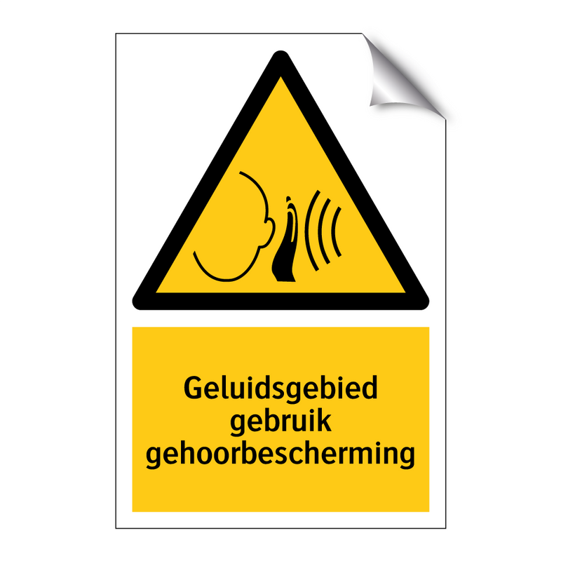 Geluidsgebied gebruik gehoorbescherming