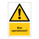 Niet operationeel!
