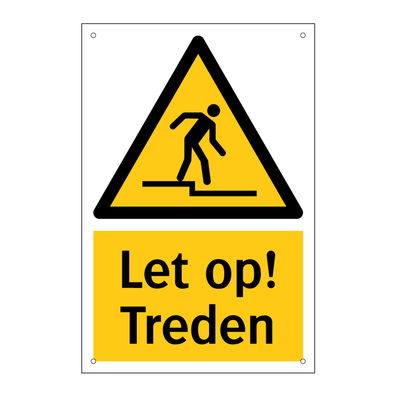 Let op! Treden