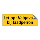 Let op: Valgevaar bij laadperron