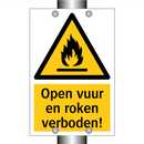 Open vuur en roken verboden!