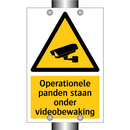 Operationele panden staan onder videobewaking
