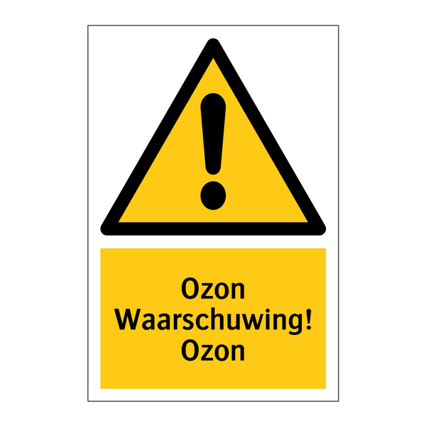 Ozon Waarschuwing! Ozon
