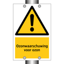 Ozonwaarschuwing voor ozon