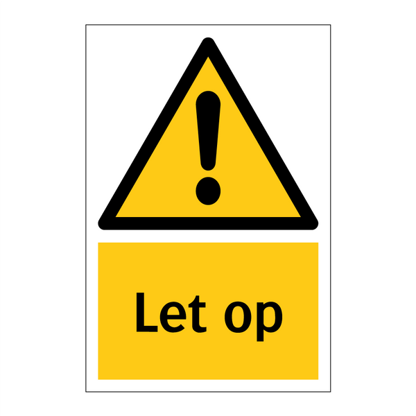 Let op