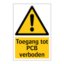 Toegang tot PCB verboden