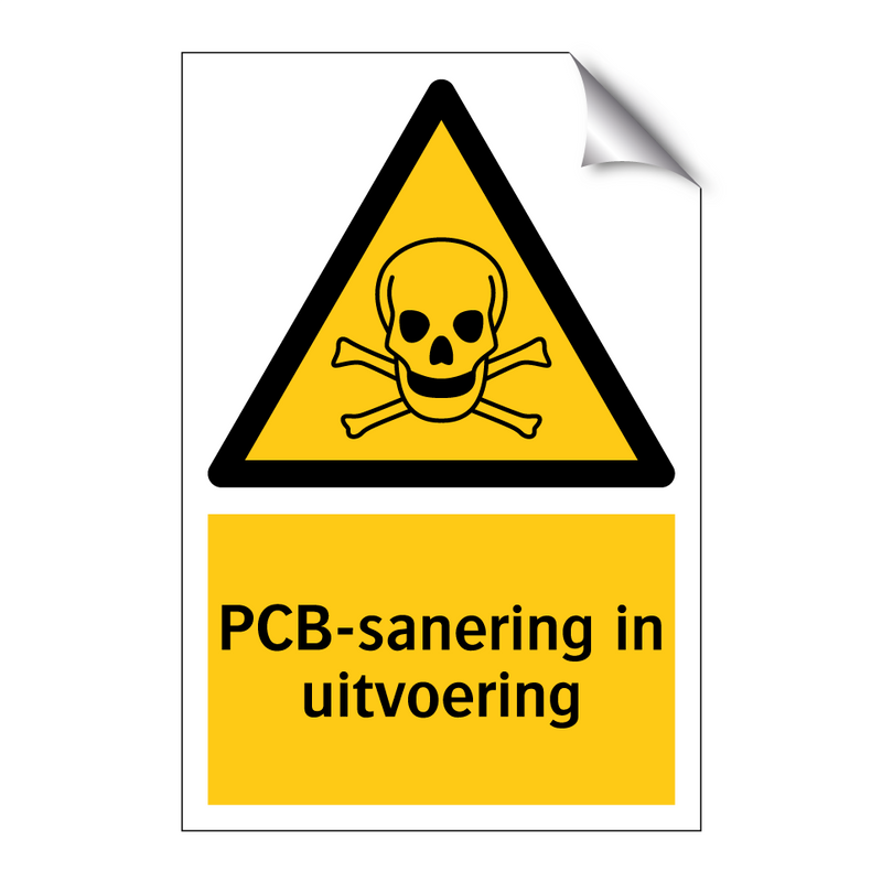 PCB-sanering in uitvoering