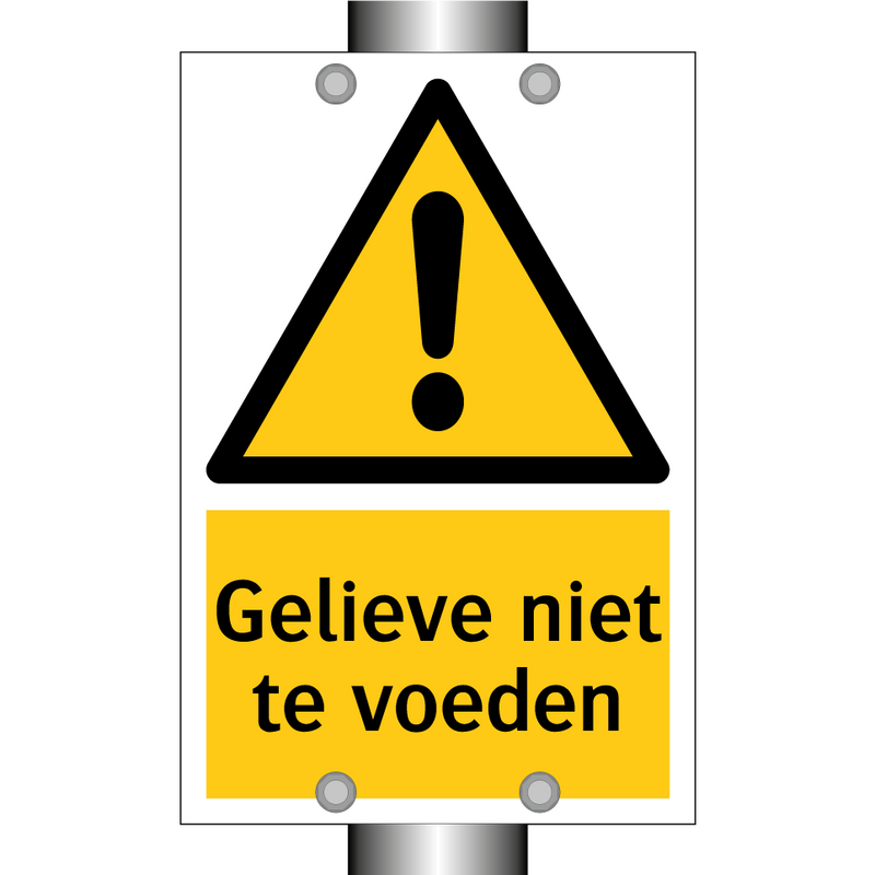 Gelieve niet te voeden