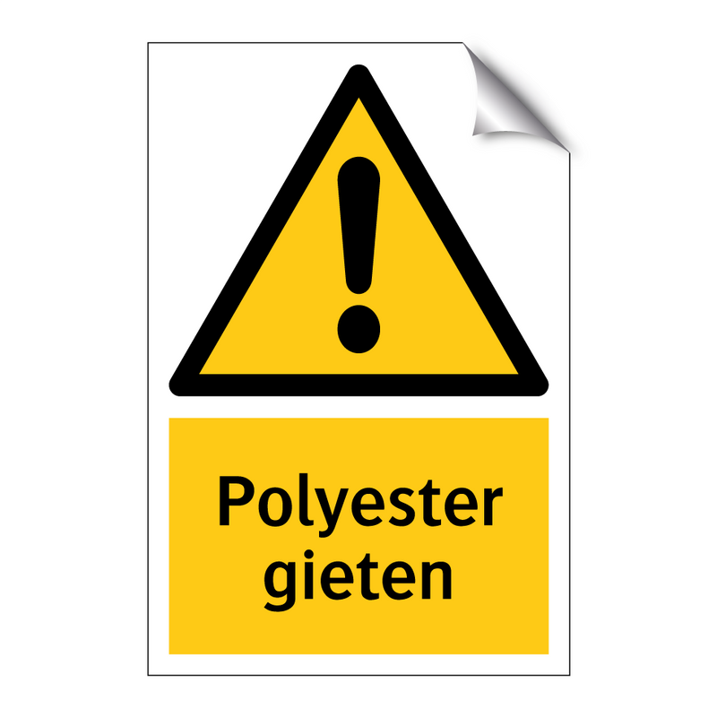 Polyester gieten
