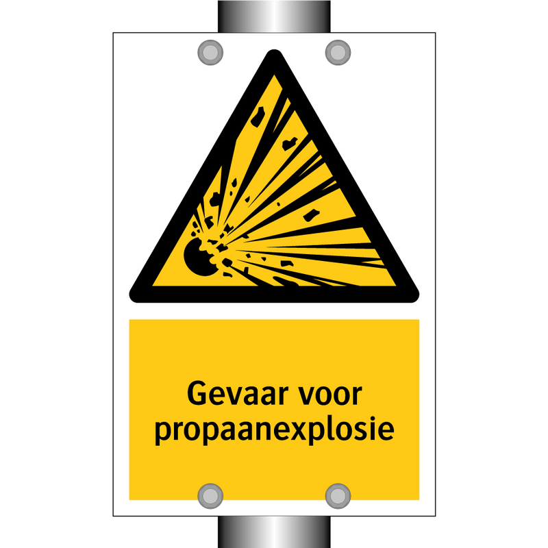 Gevaar voor propaanexplosie