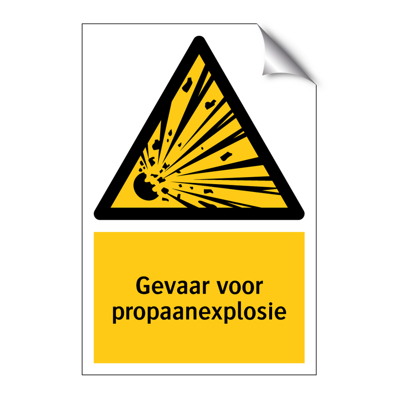 Gevaar voor propaanexplosie