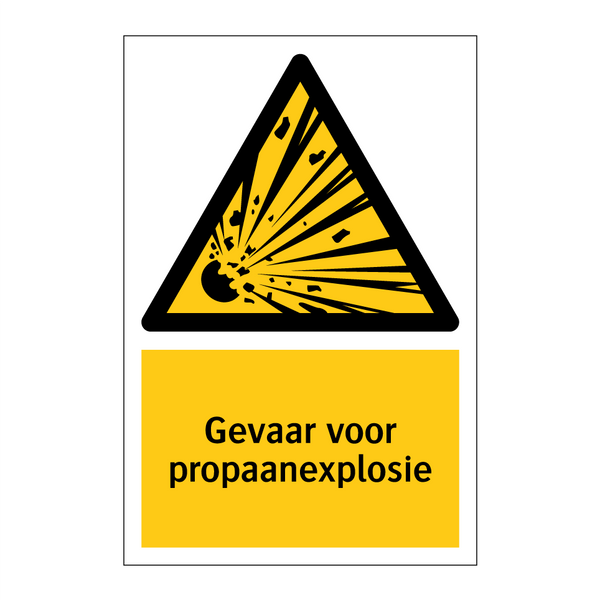 Gevaar voor propaanexplosie