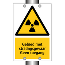 Gebied met stralingsgevaar Geen toegang