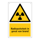 Radioactiviteit in geval van brand