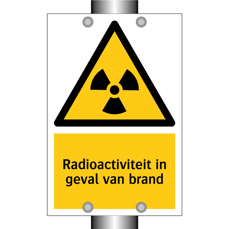 Radioactiviteit in geval van brand