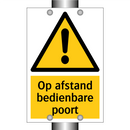 Op afstand bedienbare poort