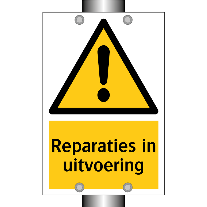 Reparaties in uitvoering