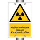 Gebied verboden toegang Kernbrandstoffen
