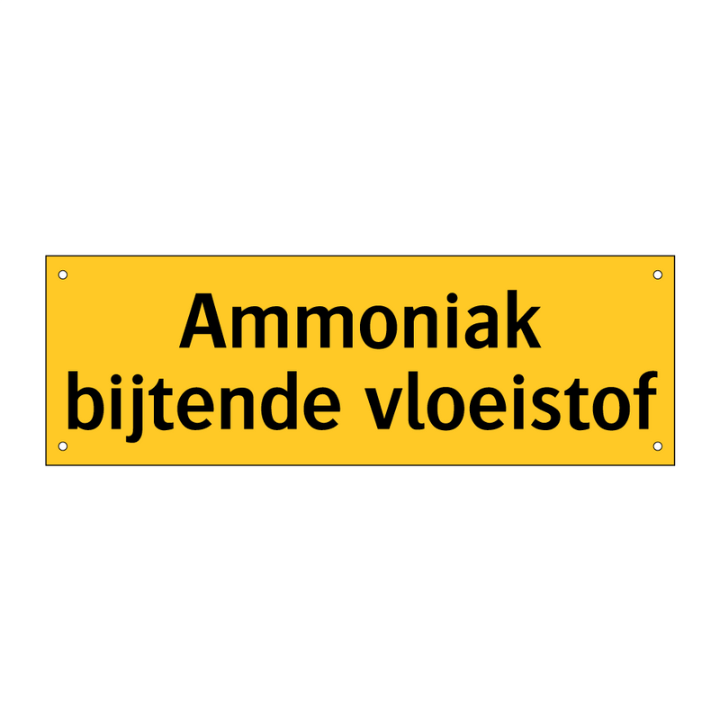 Ammoniak bijtende vloeistof