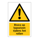 Risico op kapseizen tijdens het rollen