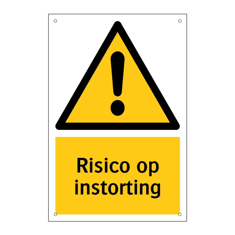 Risico op instorting