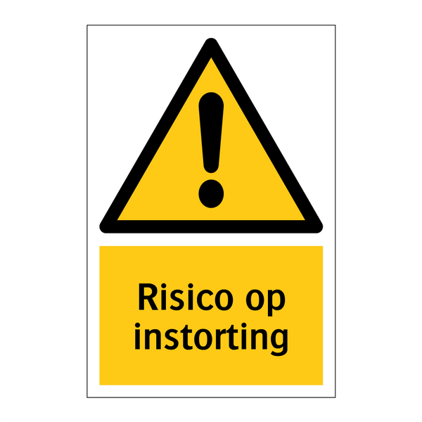 Risico op instorting