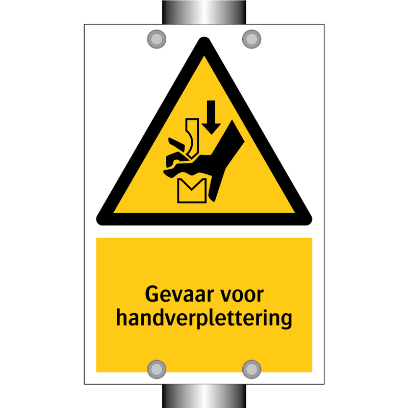 Gevaar voor handverplettering