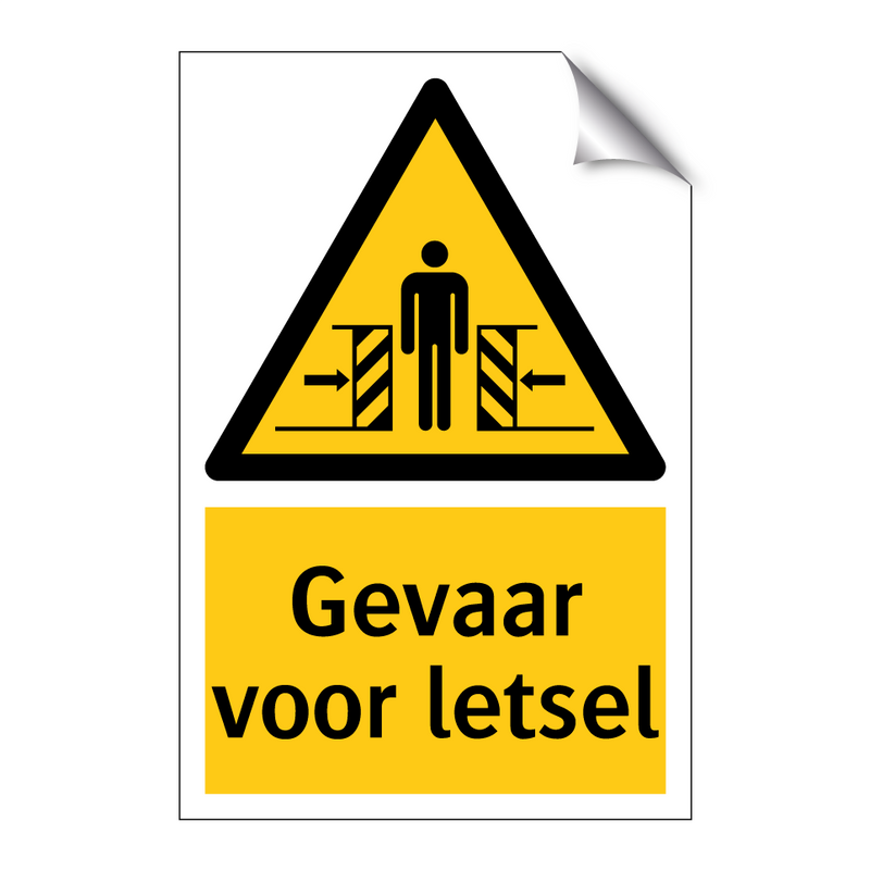 Gevaar voor letsel