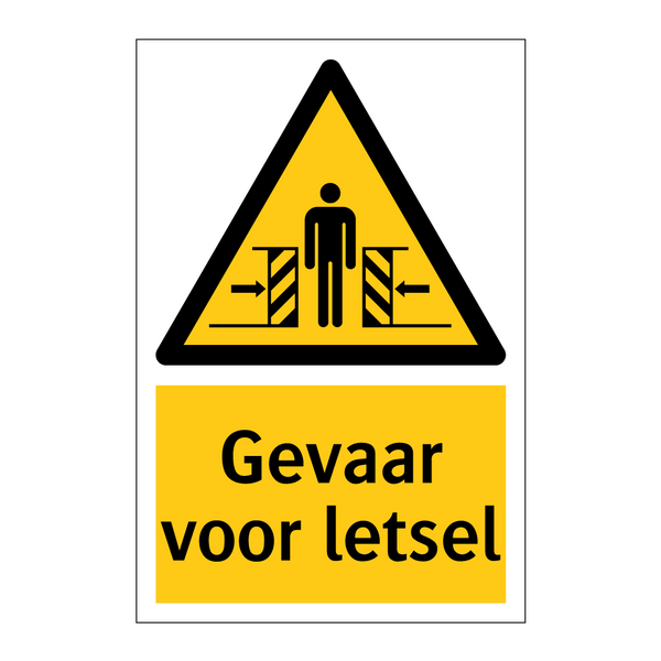Gevaar voor letsel