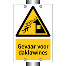 Gevaar voor daklawines