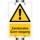 Zandstralen Geen toegang