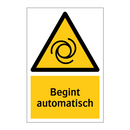 Begint automatisch
