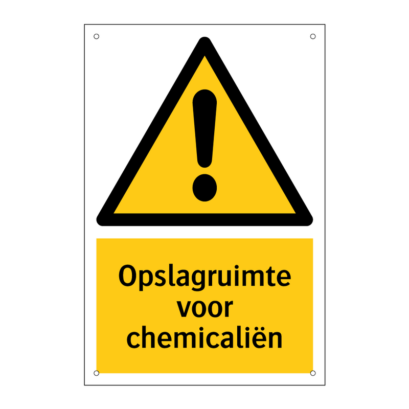 Opslagruimte voor chemicaliën