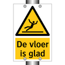 De vloer is glad