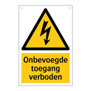 Onbevoegde toegang verboden