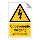 Onbevoegde toegang verboden